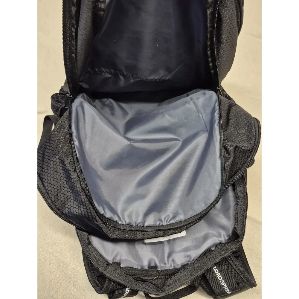 Adidas Load Spring Backpack Black Laptop Travel School Work Tons of Pockets